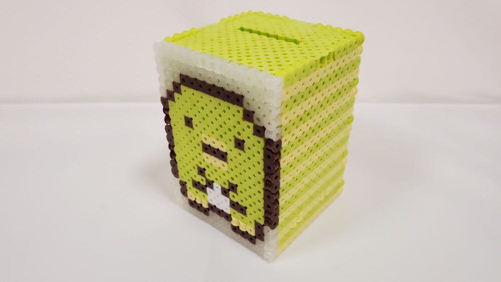 オーダー受付　アイロンビーズ　貯金箱 たかえもん on X: 